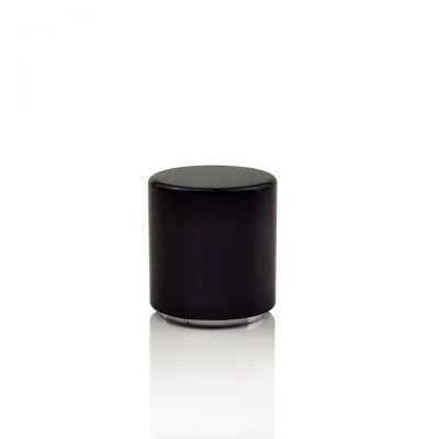 China factory wholesale metal aluminium black cylindrical magnetic perfume bottle cap 15mm