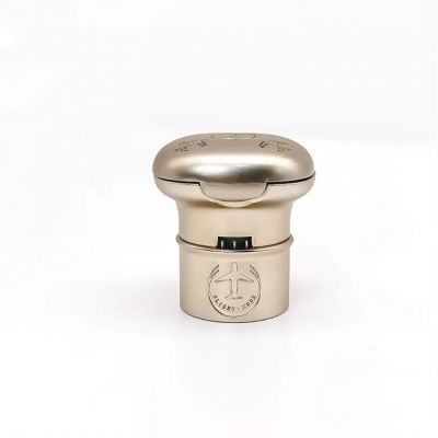 Customized Zamac Luxury Bottle Caps Liquor, Blue Cap Vodka & Tequila Lid OEM ODM Accepted