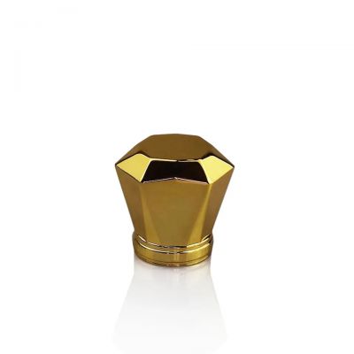 15fea antique middle east arabic dubai luxurious crimp pump golden zinc alloy crown perfume bottle cap zamac 15mm