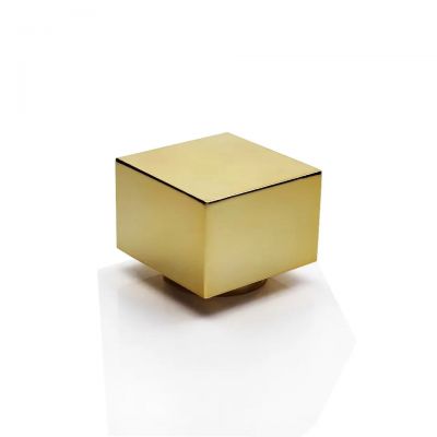 15fea custom logo rectangle square plastic perfume bottle cap factory direct price wholesale perfume cap plastic