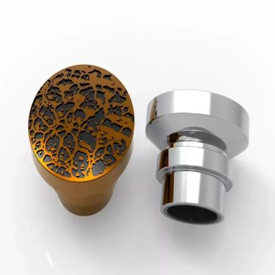 Custom Logo Luxury Zinc Alloy Perfume Bottle Cover Zamac Perfume Cap