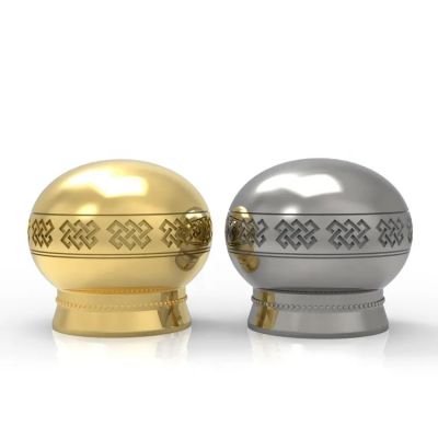 Best selling classics Gold/Silver color Retro pattern luxurious perfume caps zamac perfume cap for FEA15 glass bottle