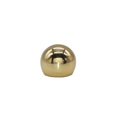 Factory Round Heavy Cap Electroplated Color Logo To Europe Zamac Parfum Caps For Glass Customized Bottle Zinc Alloy Perfume Cap