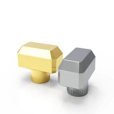 Wholesale Perfume Cover Luxury Zamac Perfume Cap Metal Perfume Bottle Cap