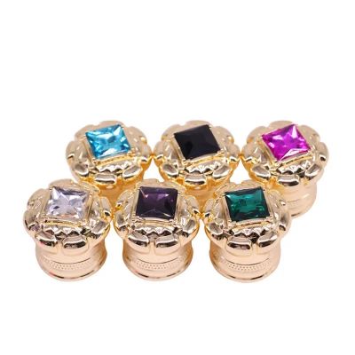 Wholesale high quality zinc alloy perfume bottle cap custom metal perfume bottle metal cap perfume bottle cap