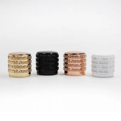 Custom Logo Perfume Bottle Easy Open Lid Perfume Bottle Metal Cap Cylinder Perfume Cap