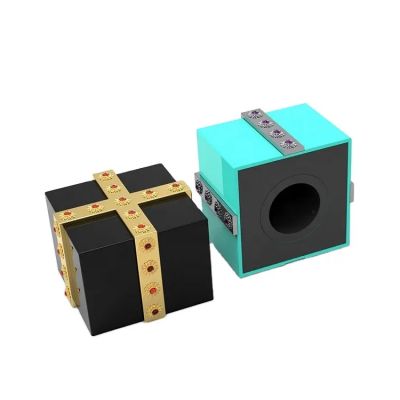 New Style Small Square Zamac Plastic Perfume Bottle Cap Custom Colors Zamac Perfume Cap