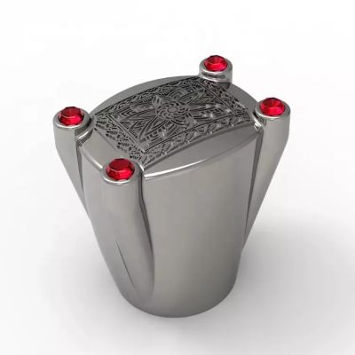 China Perfume Cap Metal Perfume Bottle Lid Zamac Perfume Cover