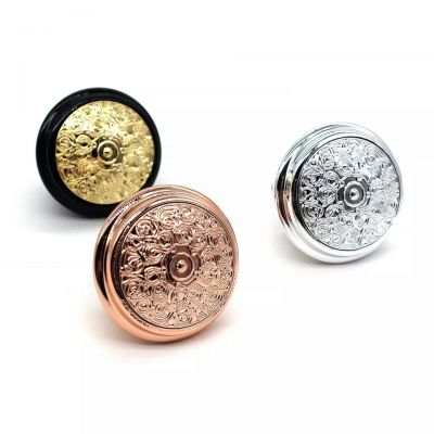 Custom Logo Luxury Zinc Alloy Perfume Bottle Cover Lid Creative Universal Fea 15 Mm Zamac Metal Perfume Bottle Cap