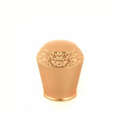 China Perfume Cap Manufacturer Custom Zinc Alloy Zamac Round Perfume Bottle Cap