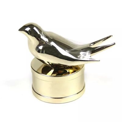 Animal Perfume Bottle Bird Cap Luxury Zamac Perfume Bottle