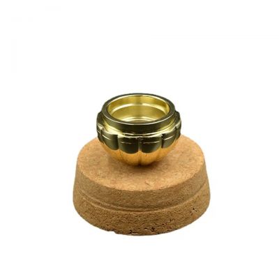 Top Grade Cosmetic Bottle Cap Round Metallic Glass Bottle Cap Perfume Cap