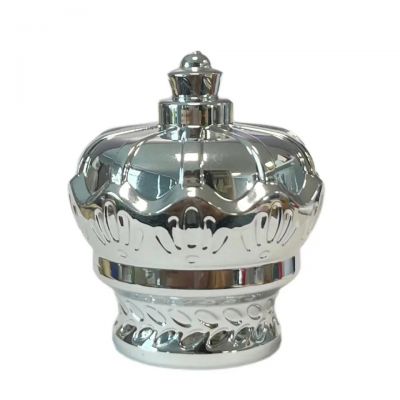 Manufacture Custom Material Logo Crown Design Plastic Zamac Alloy Cosmetics Wine Perfume Bottle Cap