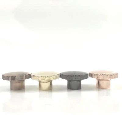 Perfume Bottle Cap Gold Custom Logo Colorful Aluminum Metal Zinc Alloy Glass Bottles for Perfumes Attar Bottles