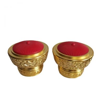 Hot Sale Luxury Spray Plastic Cap Custom Aluminum Gold Disc Top Cap Bottle Press Bottle Cap