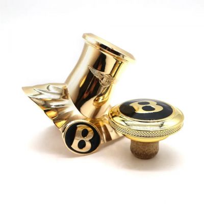 High-end luxury metal brandy XO wine bottle cap whiskey rum wine glass bottle cork stopper