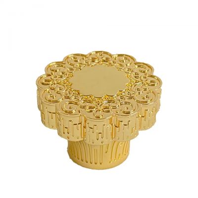 New styles fancy zinc alloy perfume cap zamak cap for perfume