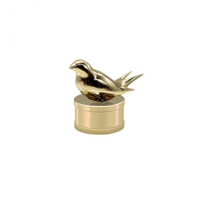 Sepcial design of metal perfume bottle caps bird shape perfume caps customized high level perfume cap
