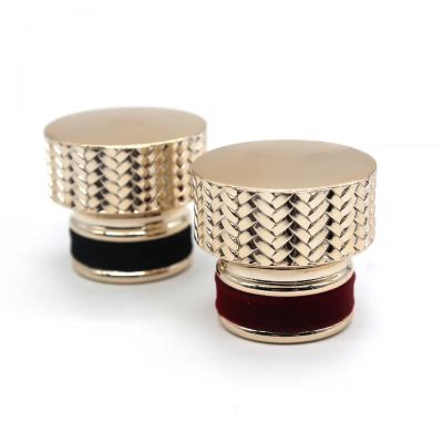 Gold perfume metal caps customized different design plastic caps for perfume packaging parfum high quality caps