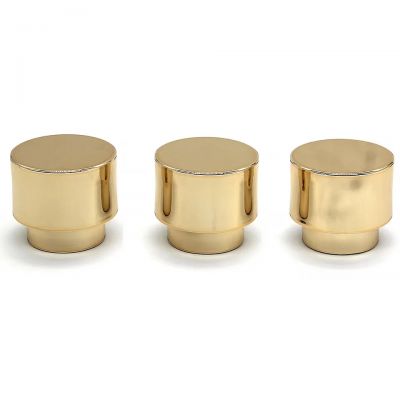 Luxury Metal Perfume Bottle Cap for perfume packages Aluminum Cosmetics Lid