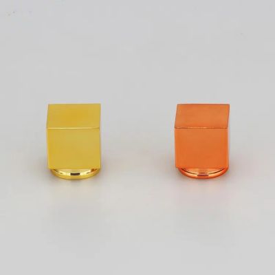 luxury fancy high end color customized 15mm metal zamac perfume bottle cap