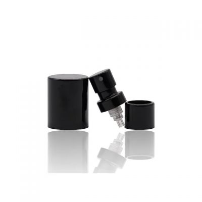 Magnetic Perfume Bottle Caps / Spray Bottle Cap With Aluminum Stepped Collar