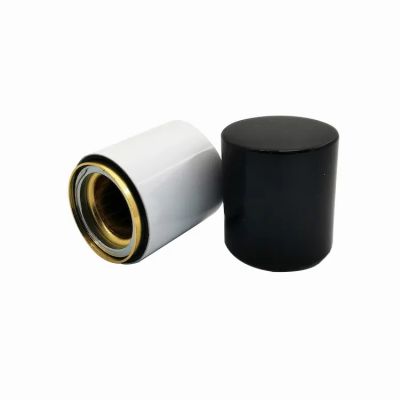 Magnetic perfume bottle cap with perfume collar and weight added