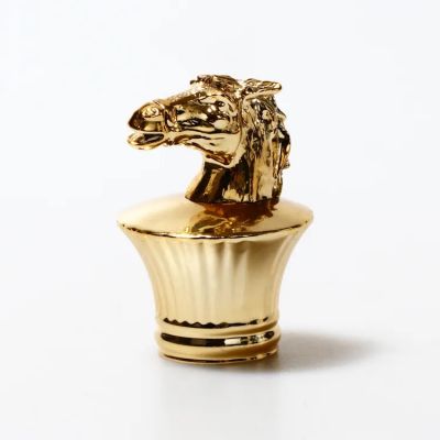 Factory OEM Perfume Bottle Caps Nice design perfume bottle lids Zinc material hot selling customized animal gold zamac caps