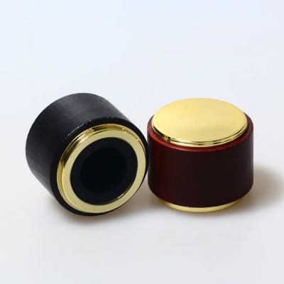 Perfume lids Must Buy wooden Perfume Bottle Cap Customized Wooden plastic ABS Material Perfume Glass Bottle Caps