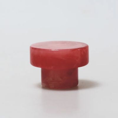 Wholesale High quality perfume pink ABS round caps Luxury Best Sale cheap Perfume Cap customized ABS cap in china factory