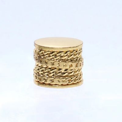 Hot selling glass bottle cap aluminum metal zinc perfume cap Perfume Cap Customized By Manufacturer Top Grade