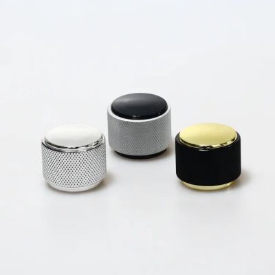 Top Grade plastic ABS splice metal aluminum perfume bottle cap Factory custom color cylinder perfume lid