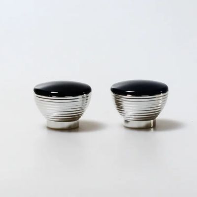 Perfume Cap Customized By Manufacturer Top Grade plastic ABS Metallic texture perfume cap unique shape golden black perfume lid