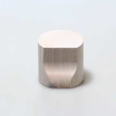 Factory Nice design irregular wood perfume lids Hot selling white wood grain Perfume bottle caps