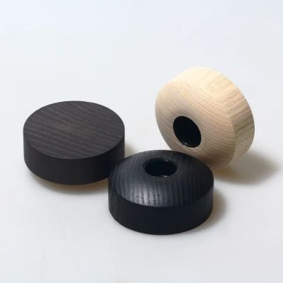 15mm Round Zamac Perfume Bottle Cap Ball Shape Perfume Cover Wooden Cap for Perfume Glass Bottle