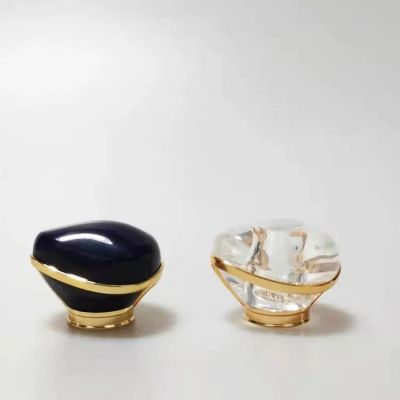 Manufacturer Supply Luxury Plastic ABS splice PP perfume cap Free Sample irregular shape perfume bottle lid