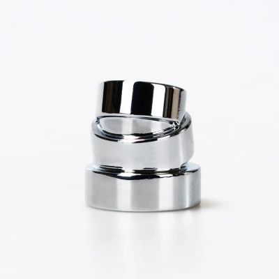 2023 Best design perfume bottle Factory OEM Perfume Bottle Caps unique shape silver metal zinc alloy perfume lids