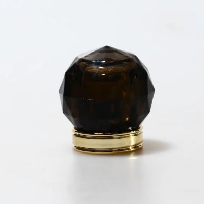 Manufacturer Supply Luxury Plastic ABS splice Acrylic perfume cap Free Sample irregular shape perfume bottle lid