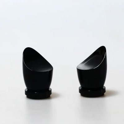 2023 Global Top Grade plastic ABS perfume bottle cap Factory custom black gloss irregular shape perfume lid