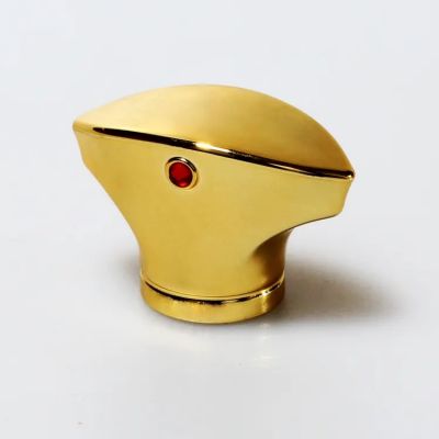2023 Global bestseller glossy 15mm perfume bottle plastic ABS perfume bottle cap Metallic texture perfume lids