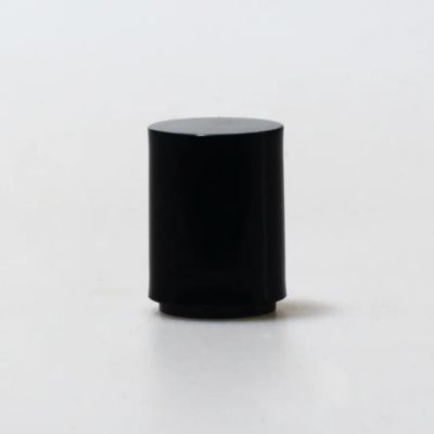 2023 Global New Top Grade plastic ABS perfume bottle cap Factory black matte cylinder perfume lid