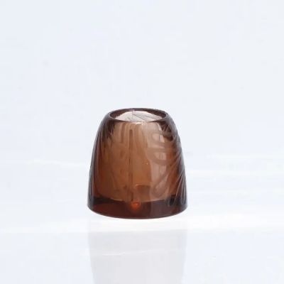 Brown Clear Surlyn Plastic Perfume Bottle Cap