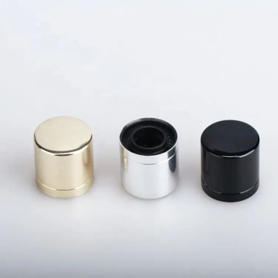 Factory OEM Perfume Bottle Caps 2023 New design perfume bottle round cylinder lids hot selling metal aluminium caps