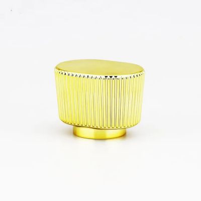 Wholesale High quality perfume gold ABS oval caps Luxury Best Sale cheap Perfume Cap customized elliptic cap in china factory