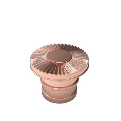 Manufacturer custom logo luxury aluminum marble crown metal gold perfume crimp bottle lids magnetic zamac perfume bottle cap