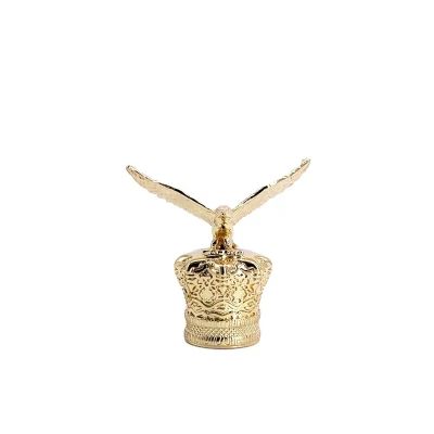 Custom Golden Animal Head Design Zamak Caps Perfume eagle Shape Zamzc Perfume Cap