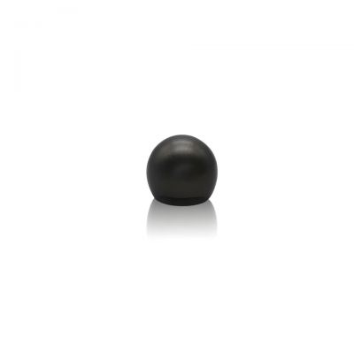 Heavy Matte Effect Black Round Parfum Caps Customized Color With Plastic Inserts Metal Cap Zinc Alloy Perfume Bottle Caps