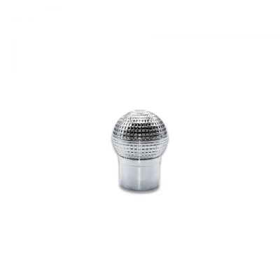 Direct Factory Sliver Spherical Unique Shape OEM Metal Cover Custom Zamac Cap Perfume Cap