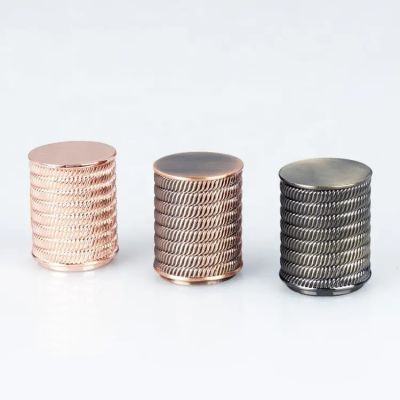 Round shaped standard Zinc alloy perfume bottle cap