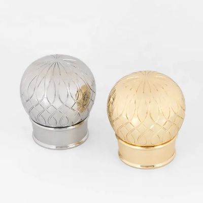 Metal zamac round good quality perfume bottle cap